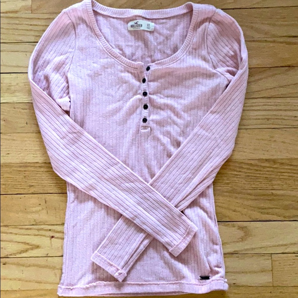 Hollister long sleeve ribbed sweater